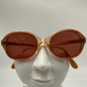 Vintage Elite Cindy Brown Oval Sunglasses Frames